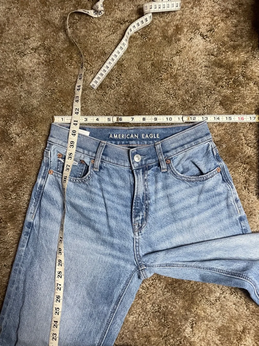American Eagle Light Wash Ex Boyfriend‎ Jean Size 000